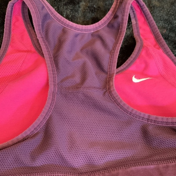 Pink and Purple Nike Reversible Sports Bra - Picture 5 of 10